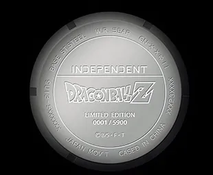 『ドラゴンボールZ』のロゴと、あなただけのエディションナンバーが刻まれたバックケース。