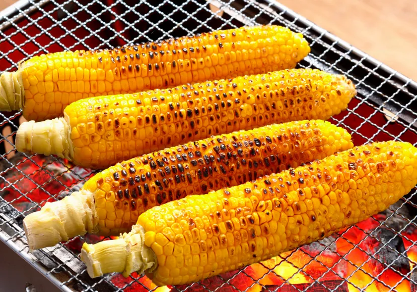 埼玉県産とうもろこし 大試食会焼きとうもろこし