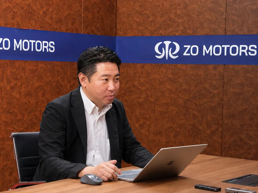 ZO MOTORS株式会社 商用車営業部部長 岡部純也氏
