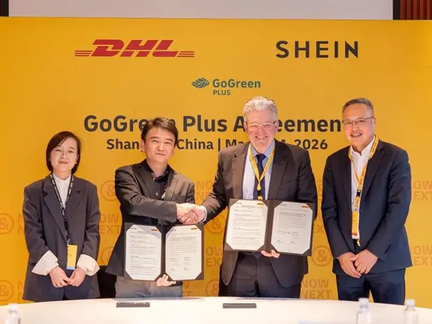 DHLのGoGreen Plusサービス利用契約を締結