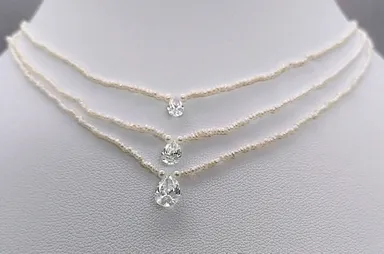 0.3ct, 0.50ctと1.00ctsを並べてみました。