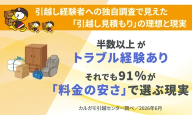 引越し経験者への独自調査