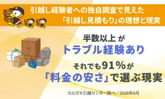 引越し経験者への独自調査