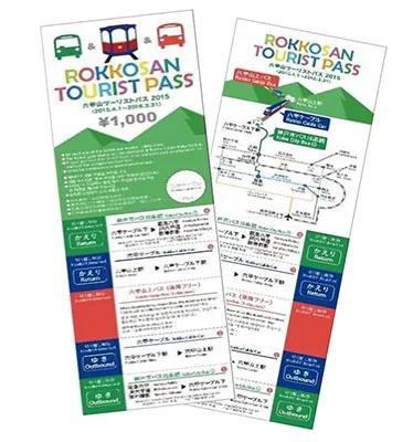 「六甲山ツーリストパス」チケット