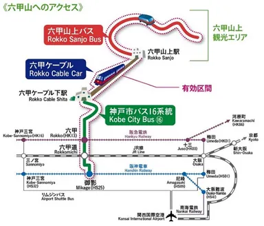 チケット有効区間 ※電車(ＪＲ、私鉄)は含まれません