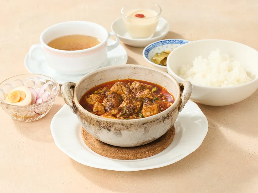 岩手県産牛肉入り四川麻婆豆腐