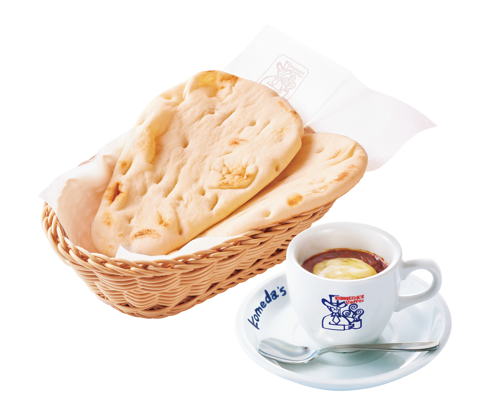 チーズカリーとナン