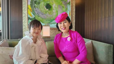 酒井 萌さんとの対談写真(左：酒井 萌さん、右：多田 多延子)