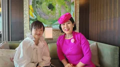 酒井 萌さんとの対談写真(左：酒井 萌さん、右：多田 多延子)