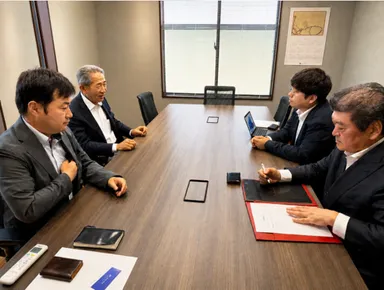 (小澤会計事務所での「顧問先限定資産運用相談会」の様子)