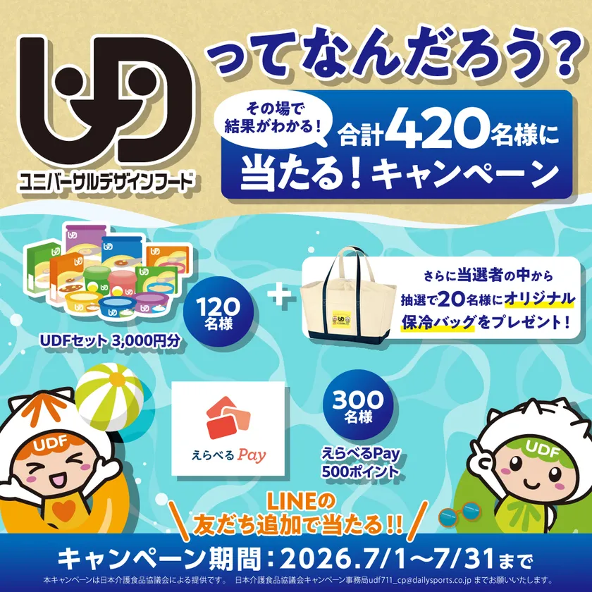 「UDF(ユニバーサルデザインフード)の日」キャンペーン
