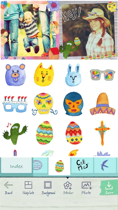 無料キャンペーン対象スタンプセットの例2