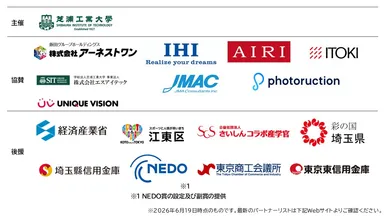 協賛企業、後援企業・団体一覧(2026年6月19日時点)