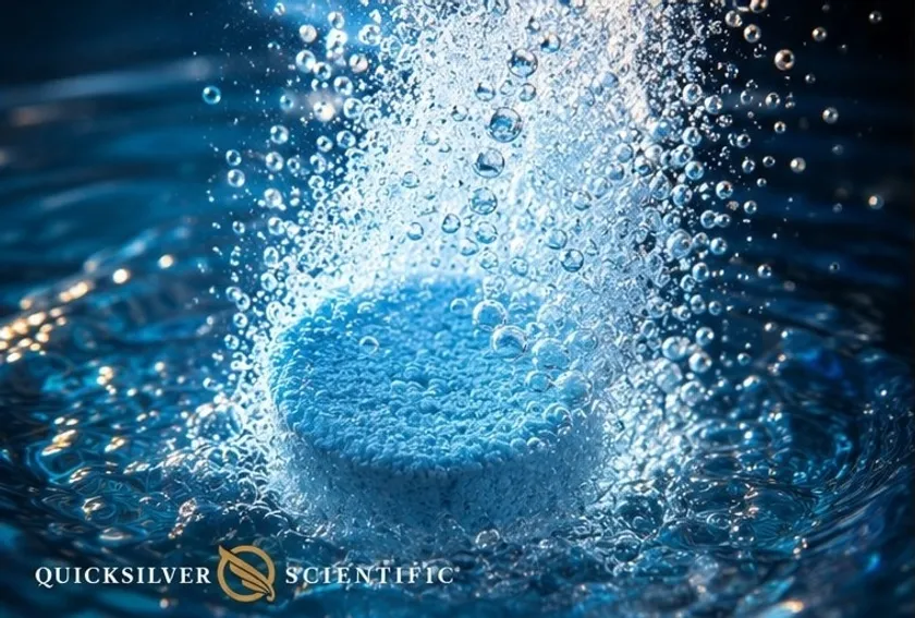 独自ナノバブル技術で浴槽全体を水素の場へ変えるH2 Bathの微細な水素泡 ※本画像は生成AIを活用して作成したイメージです。