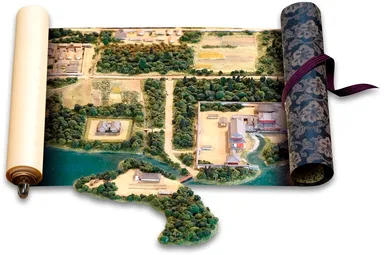 鳥羽離宮復元模型　（京都市歴史資料館 蔵）