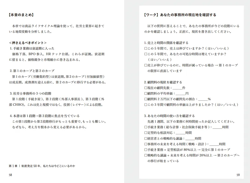 各章のまとめとワークも充実