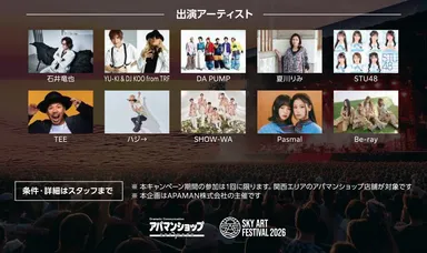 出演アーティスト