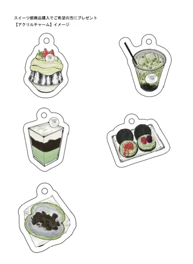 数量限定アクリルチャームデザイン