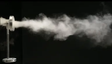 遠くまでふわりと届く自然な風を、約13m先まで届けます