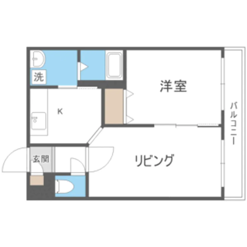 家具家電付きの1DKタイプへ進化した完全個室