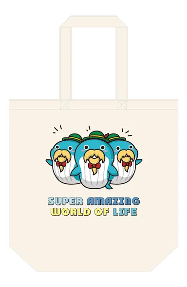 トートバッグ くじらじい