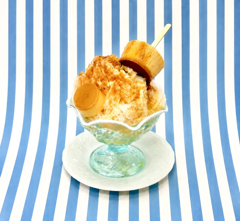 トリプルプリンかき氷