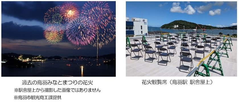 「鳥羽みなとまつり」鳥羽駅屋上花火観覧券を発売!