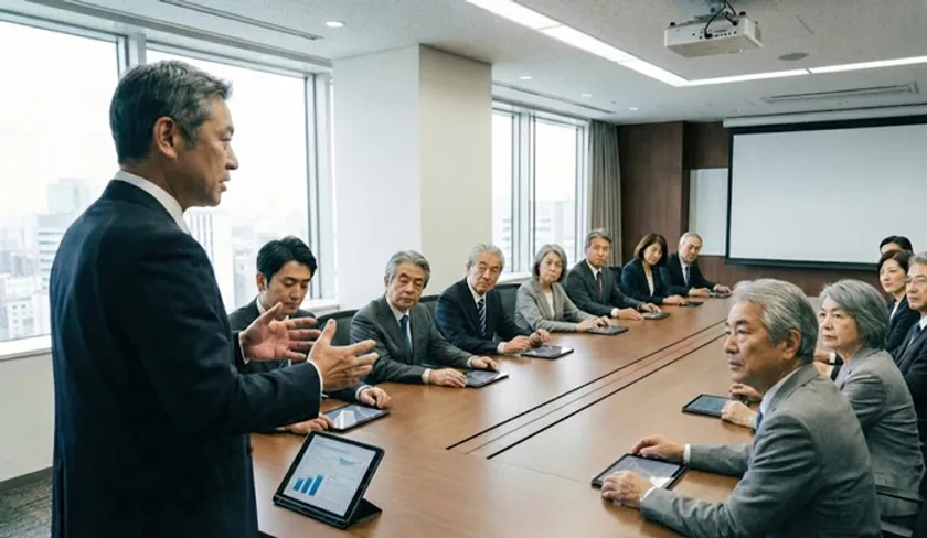 会議風景 ※本画像は生成AIを活用して作成したイメージです。