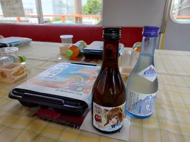 お弁当と日本酒