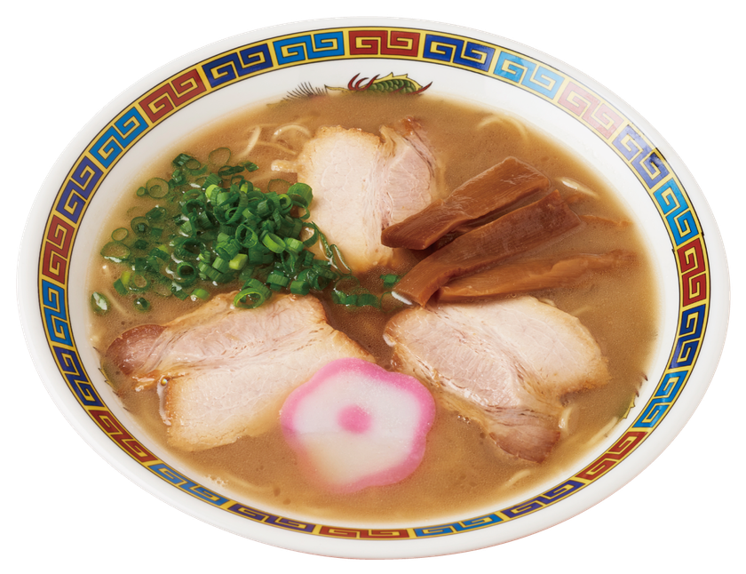 創業七十三年の歴史が詰まった、豚骨醤油！
和歌山が誇る、老舗の一杯！！　
その名も『和歌山中華そば 井出商店』　
全国の花月嵐で販売中！
