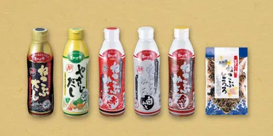 ねこぶだしを中心とした商品一覧
