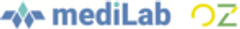 株式会社mediLab、株式会社OZのロゴ