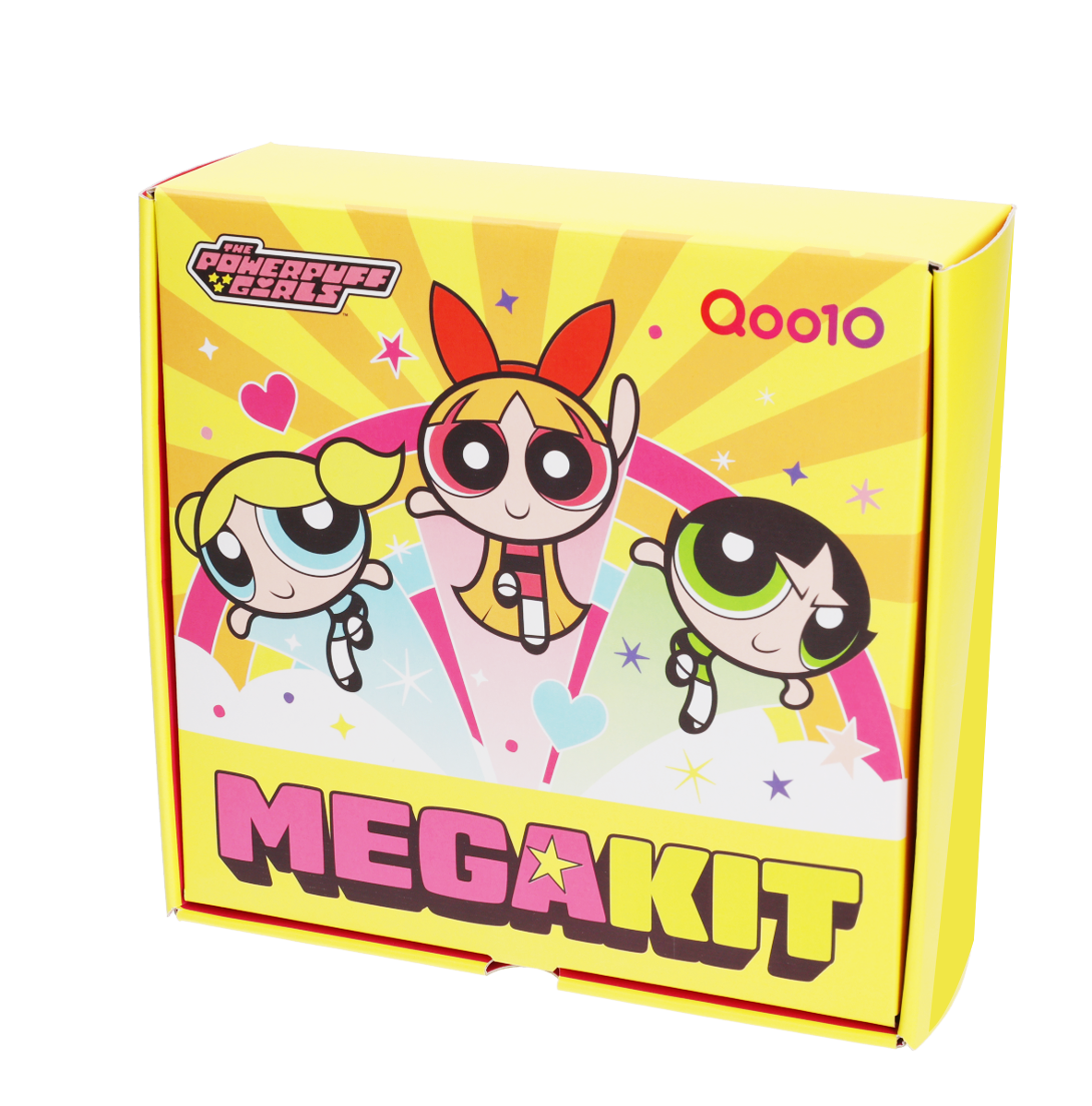 Qoo10「メガポ」の新キービジュアル公開！ パワーパフ ガールズが夏の