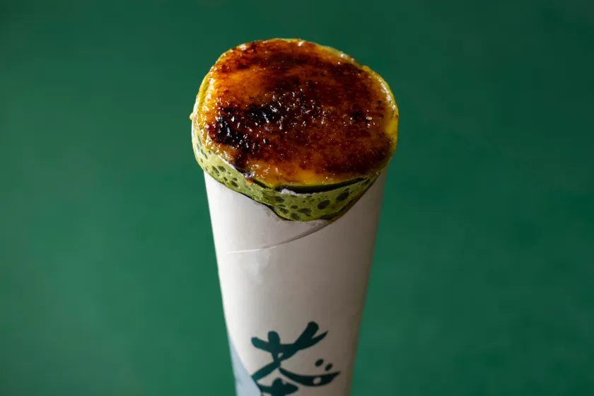 ブリュレお濃茶クレープ　1,100円(税込)