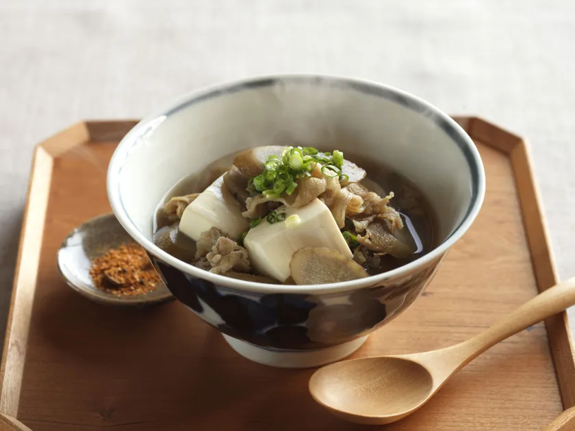 肉吸い風ごぼうスープ