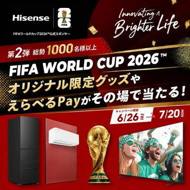 FIFAワールドカップ2,026応援キャンペーン