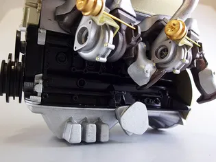 タービンもプロペラ部分まで再現1