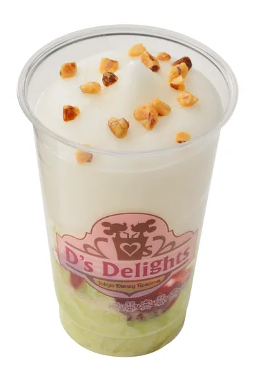 フローズンデザートドリンク(ピスタチオゼリー＆塩レモンスムージー) 500円