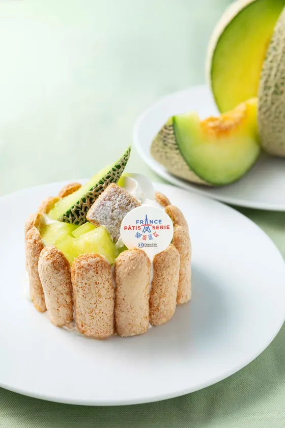 「Patisserie ICHIRIN」の「完熟メロンのシャルロット」