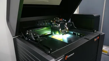 3Dプリンタ造形風景