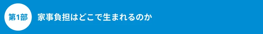 家事負担は「量」ではなく「重なり」が生み出していた