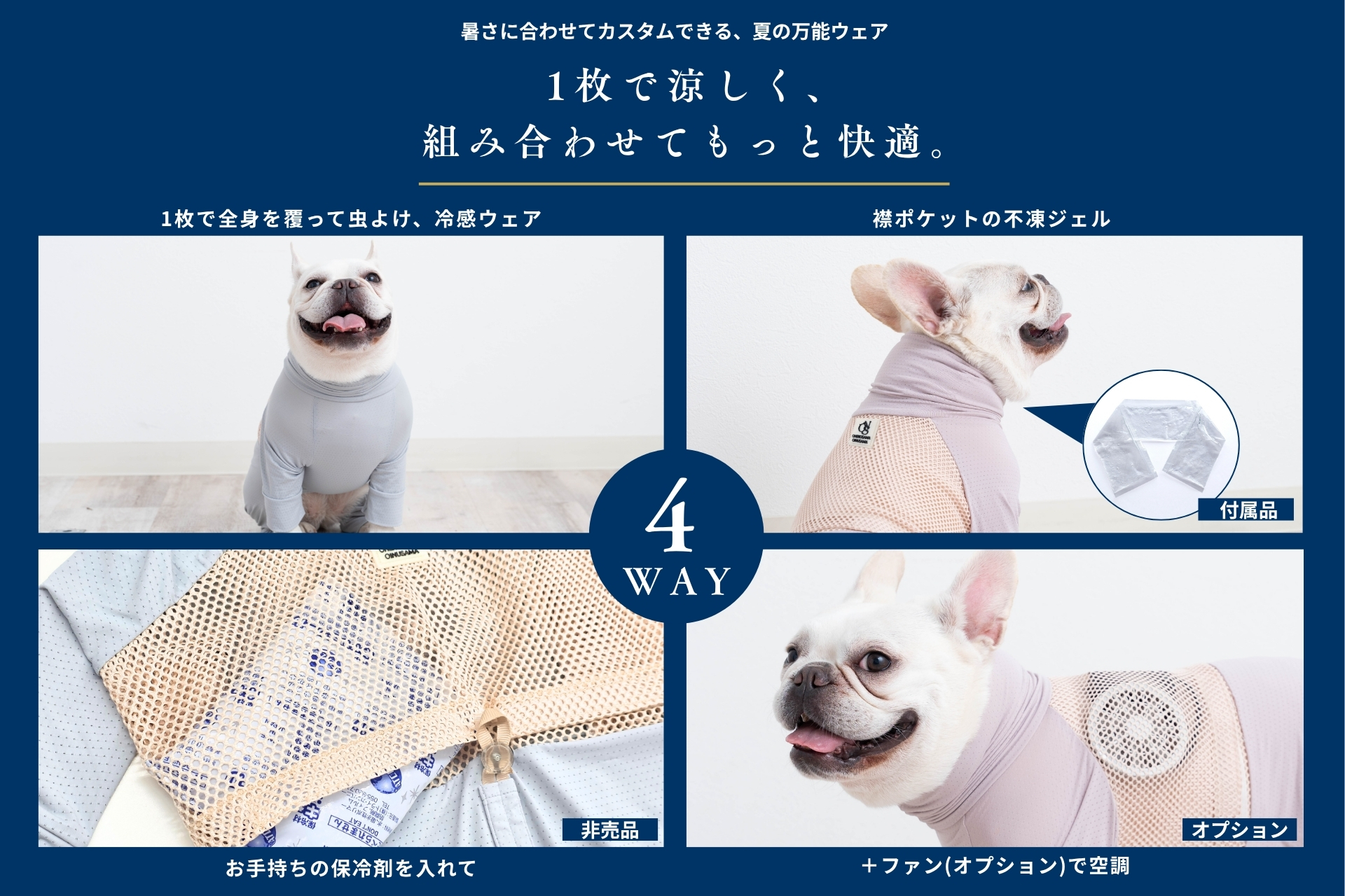 2026年の猛暑対策に シリーズ累計8,000着突破の 空調ペット服 から2026年モデルが6月26日に公式EC店舗で販売開始 Infoseekニュース