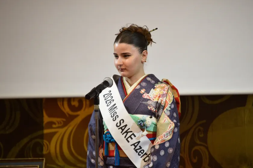 2026 Miss SAKE Azerbaijan Mariyam Abdullayeva(マリヤム・アブドゥラエワ)氏の登壇