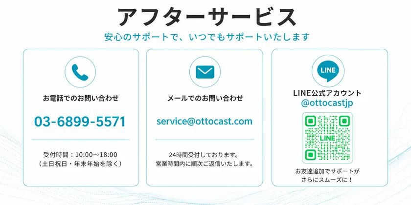 ユーザーに関心・オットキャスの態度