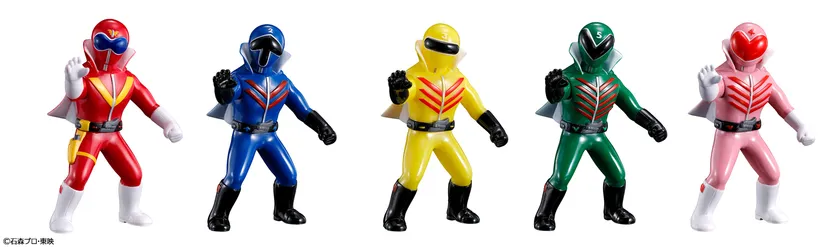 HEROES VINYL ART 秘密戦隊ゴレンジャー ソフビセット(劇中カラー)_2