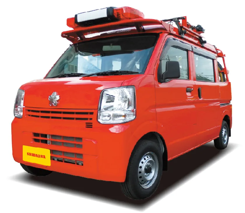 市町村に寄贈する軽消防自動車(デッキバンタイプ・6台)