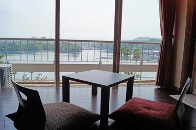 田辺湾一望の景色