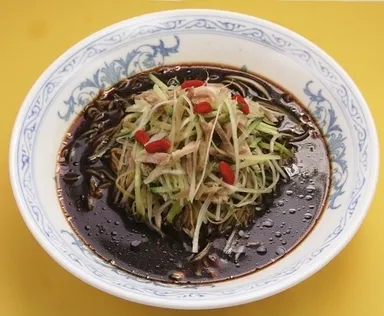 冷し黒酢麺