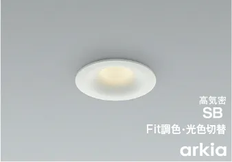 arkia ダウンライト(アルミダイカスト・マットファインホワイト塗装)
