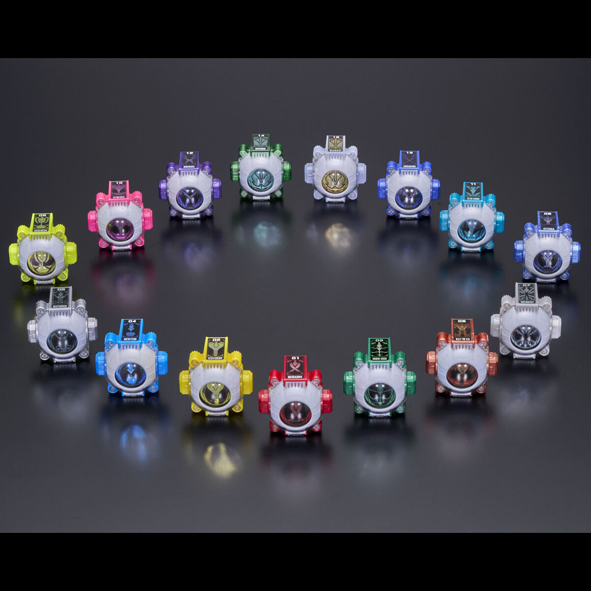 仮面ライダーゴースト』より 「CSM 15英雄ゴースト眼魂セット」 が